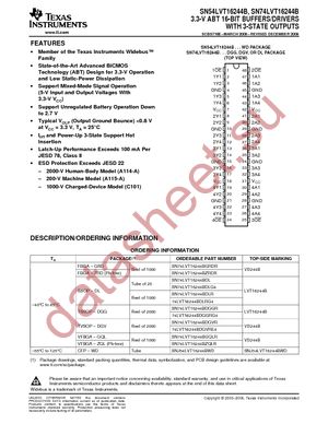 74LVT16244BDLRG4 datasheet  